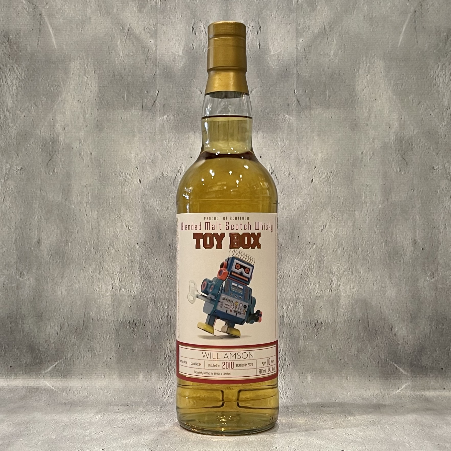 WHISKY LOVERS ONLINESHOP / ウィリアムソン 2010 10年 トイボックス