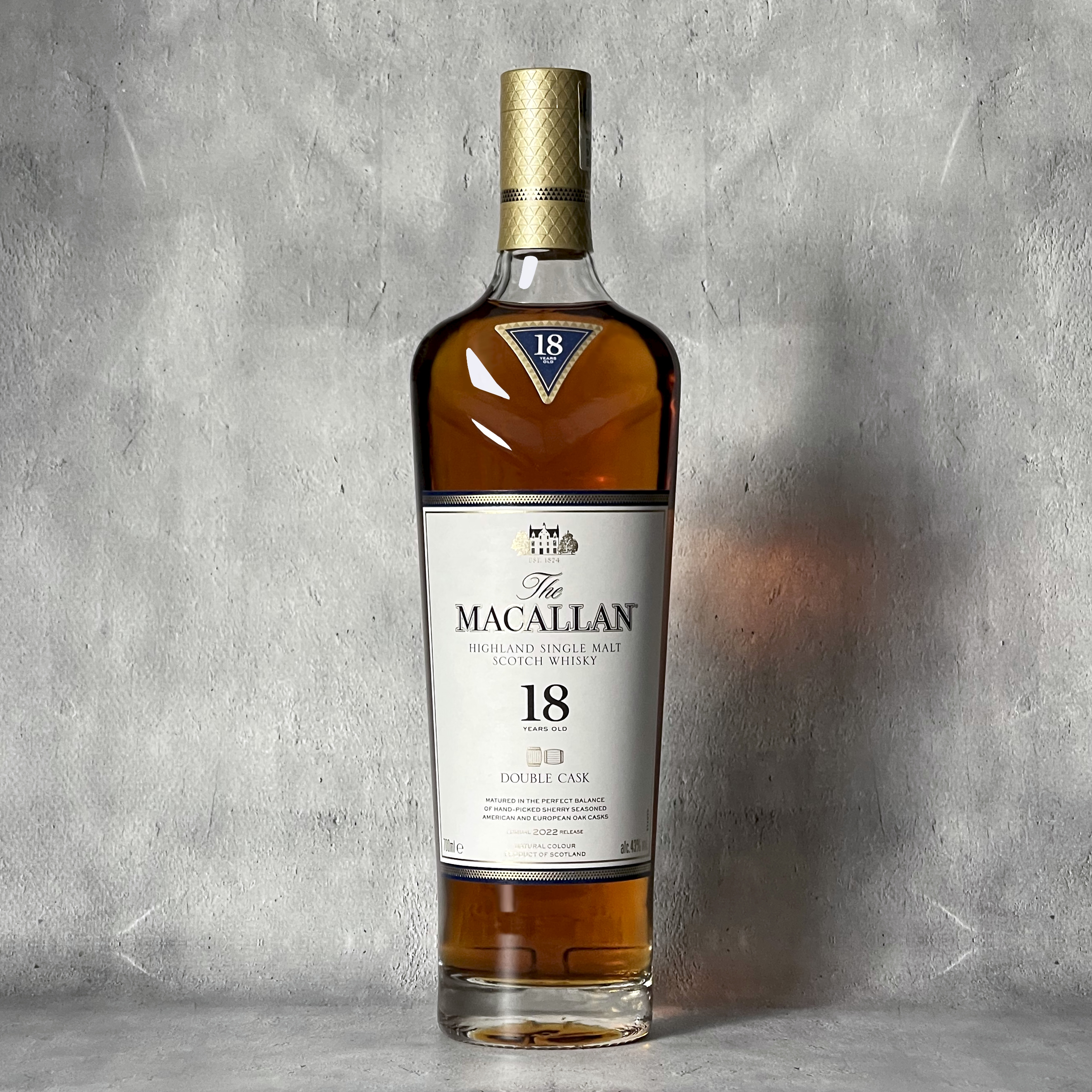 【ウイスキーの王道】2022年 ザ・マッカラン THE MACALLAN 18年返品返金はお断り致します