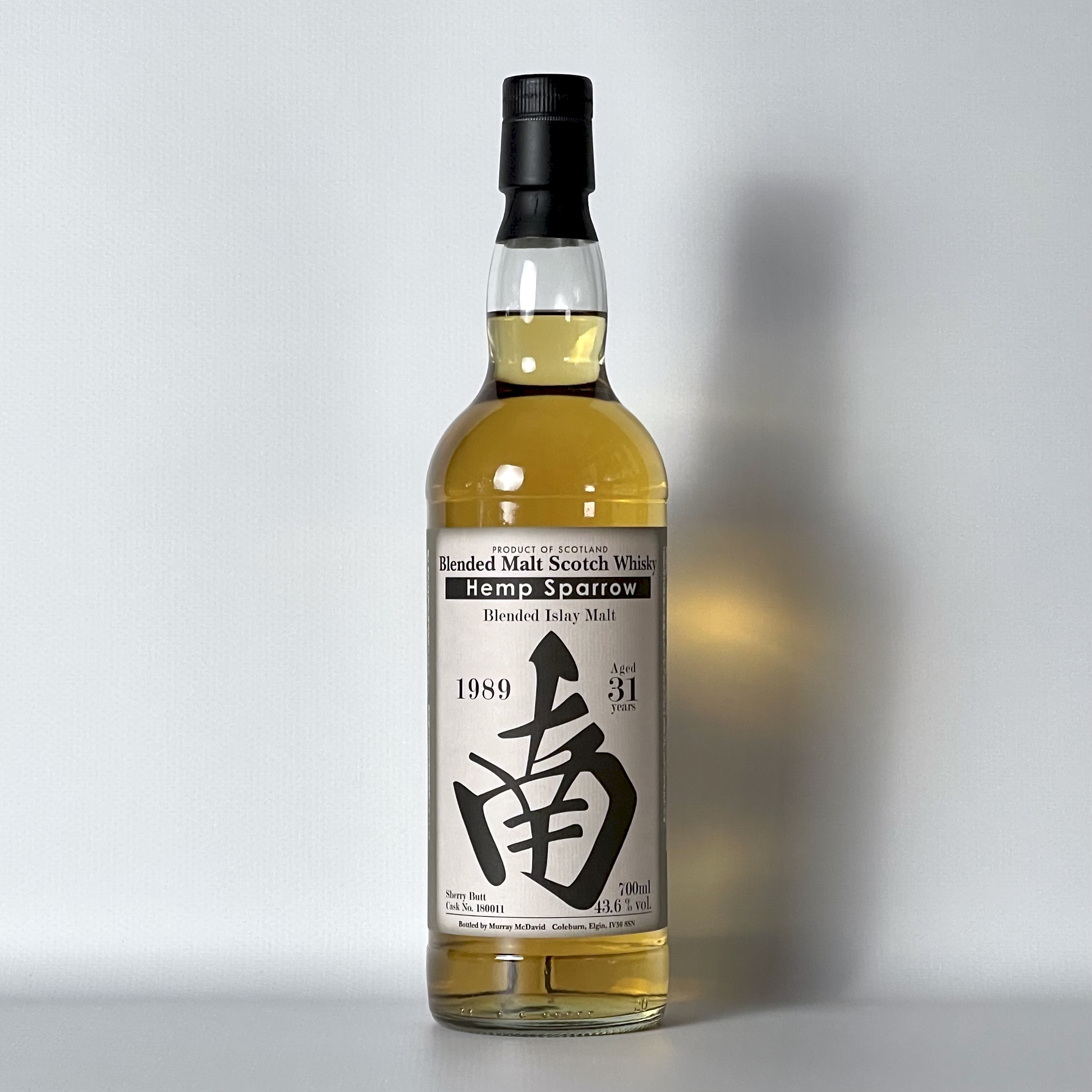 WHISKY LOVERS ONLINESHOP / ブレンデッド アイラモルト 1989 31年 シェリーバット ヘンプスパロー