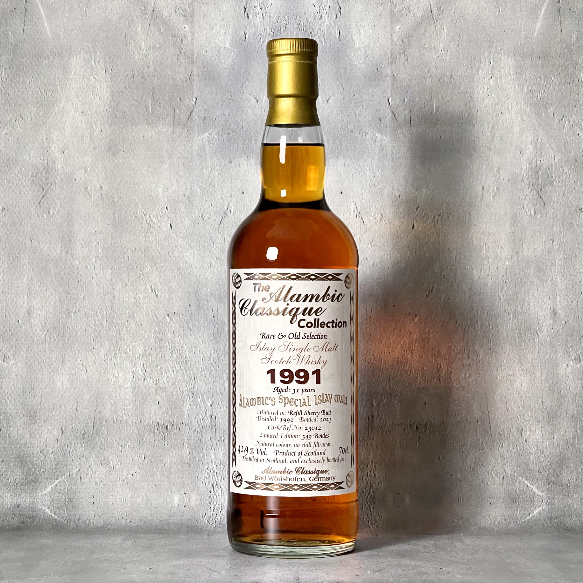 WHISKY LOVERS ONLINESHOP / アイラシングルモルト 1991 31年 リフィル