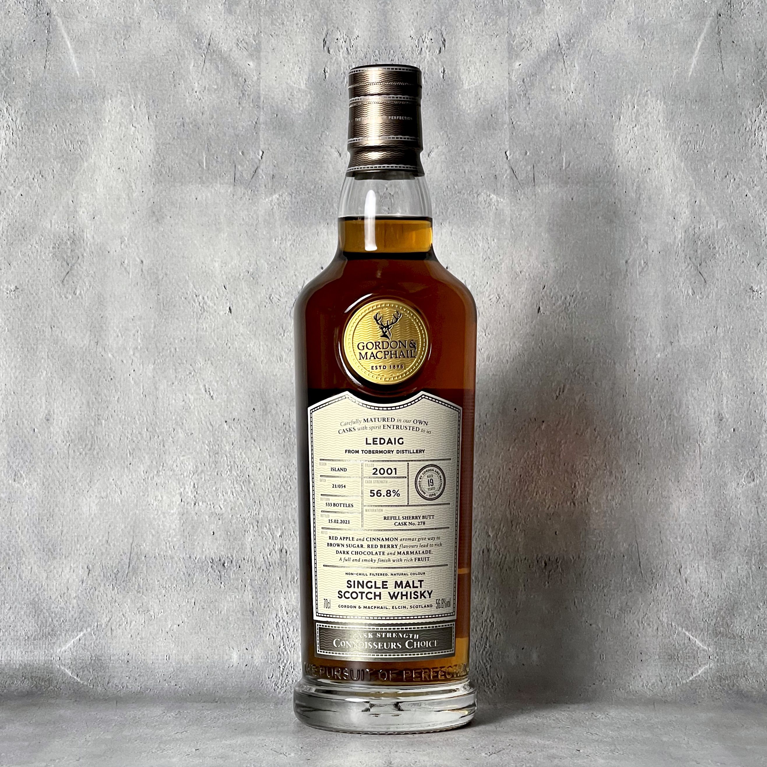 WHISKY LOVERS ONLINESHOP / レダイグ 2001 19年 リフィルシェリー ...