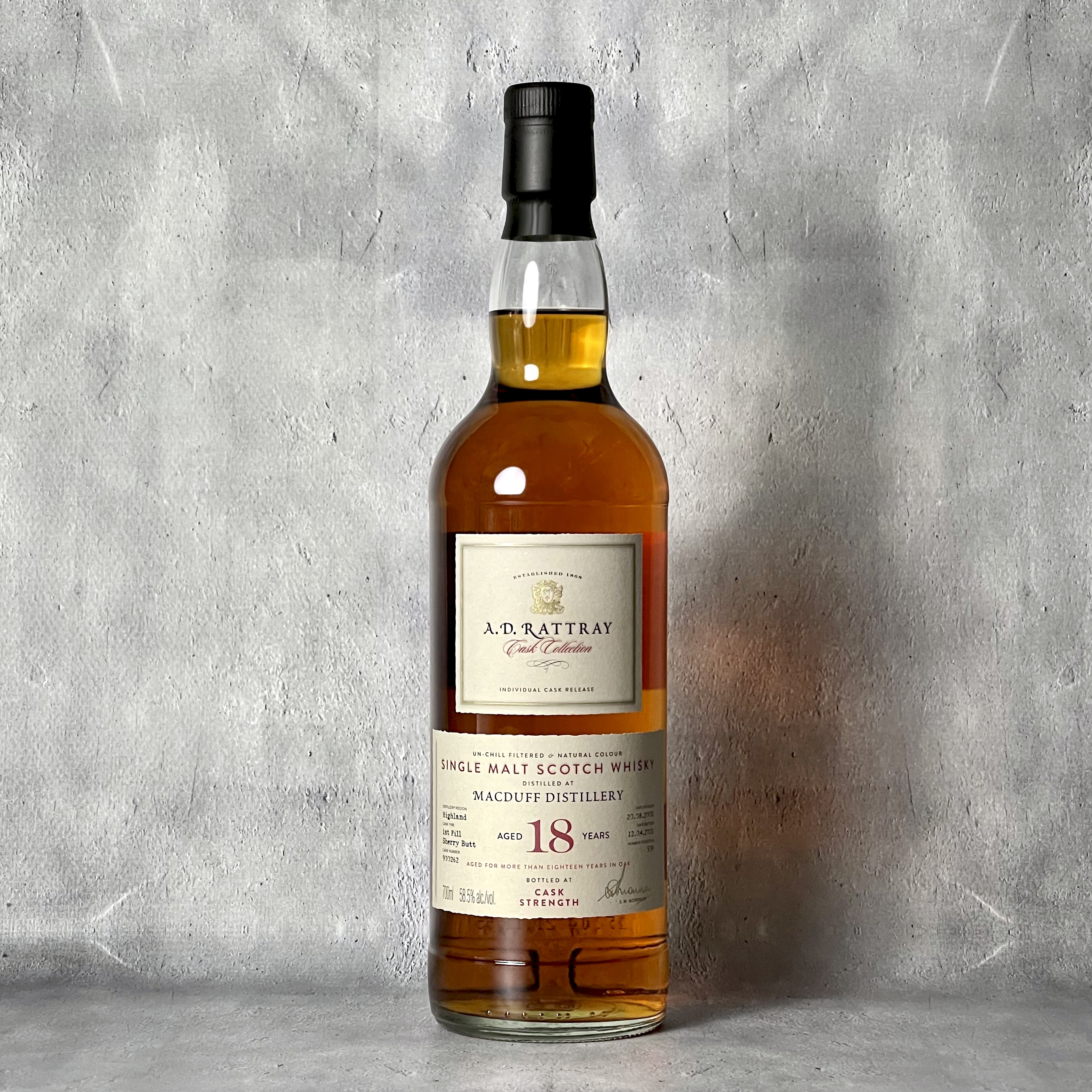 WHISKY LOVERS ONLINESHOP / マクダフ18年 2002 ファーストフィル