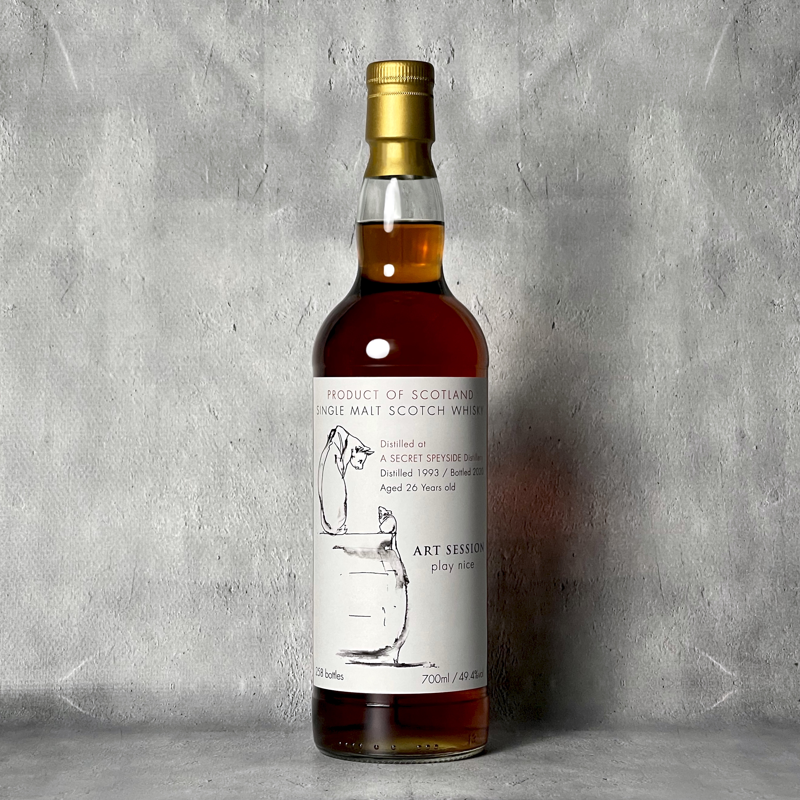 WHISKY LOVERS ONLINESHOP / シークレット スペイサイド 1993 26年 シェリーホグスヘッド ART SEAAION  CONTEMPORARY